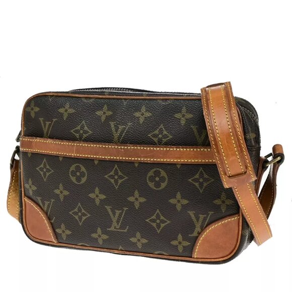 LOUIS VUITTON Trocadero 24 Shoulder Bag Monogram Leather Brown M51276 64YF099 - Picture 1 of 16